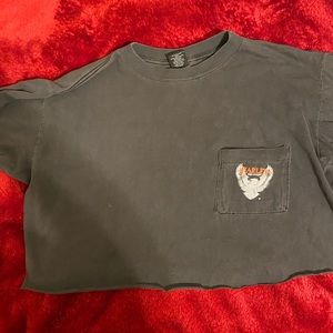 Cropped Harley Davidson tee